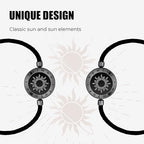 Long Distance Touch Bracelets for Couples, Vibration & Light up for Love Couples Bracelets | Long Distance Relationship Gifts for Girlfriend Bluetooth Pairing Jewelry
