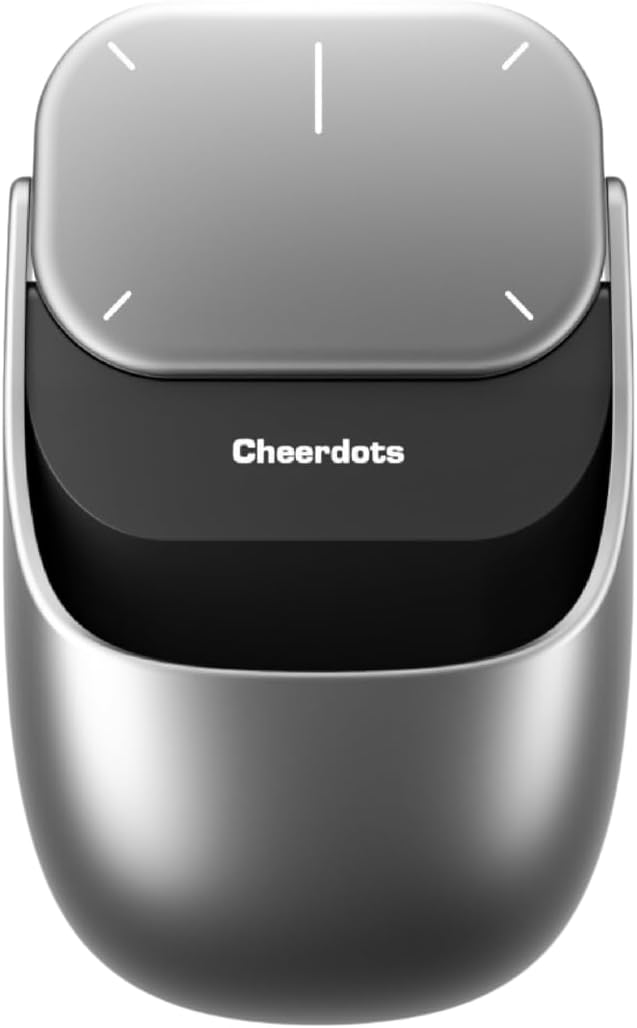 Bluetooth Detachable Air Mouse Touchpad Mouse with Voice Recording, Presentation Clicker Wireless Presenter Presentation Remote with Laser Pointer for Mac, Windows (Recording, Silver)