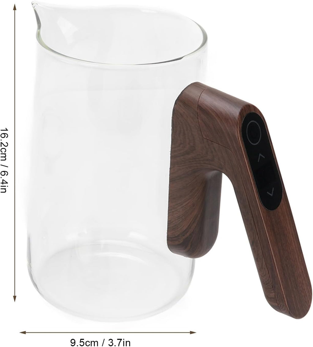 Glass Tea Pot, Transparent Tea Pot, 800ml Magnetic Water Separation Teapot with Strainer Timer for Brewing Tea