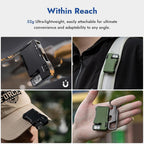 G5 Rechargeable EDC Flashlight, 400 Lumens Dual Light Sources Mini Flashlight with RGB Light, Portable Flat Pocket Flashlights, Magnetic Keychain for Outdoor Home Emergencies