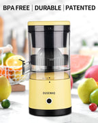 Citrus Juicer Machines Rechargeable - Portable Juicer with USB and Cleaning Brush for Orange, Lemon, Grapefruit