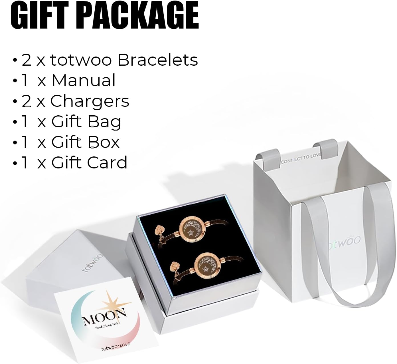 Long Distance Touch Bracelets for Couples, Vibration & Light up for Love Couples Bracelets | Long Distance Relationship Gifts for Girlfriend Bluetooth Pairing Jewelry