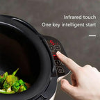 【Limited-Time Offer】 2000W Intelligent Automatic Cooking Machine, 360 Degree 6L Food Processor for Stir-Fry, Stew, Cooking Intelligent Cooking Robot