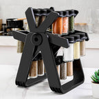 Rotating Spice Rack Set, Ferris Wheel Design With 18 Jars, Spice Bottle Sealing Jar Multifunctional Spice Bottle Spices Kitchen Supplies
