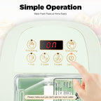 Electric Pasta Maker,260W Household Automatic Pasta Maker Machine,Automatic Noodle Maker with 13 Noodle Shapes for Home Kitchen Use