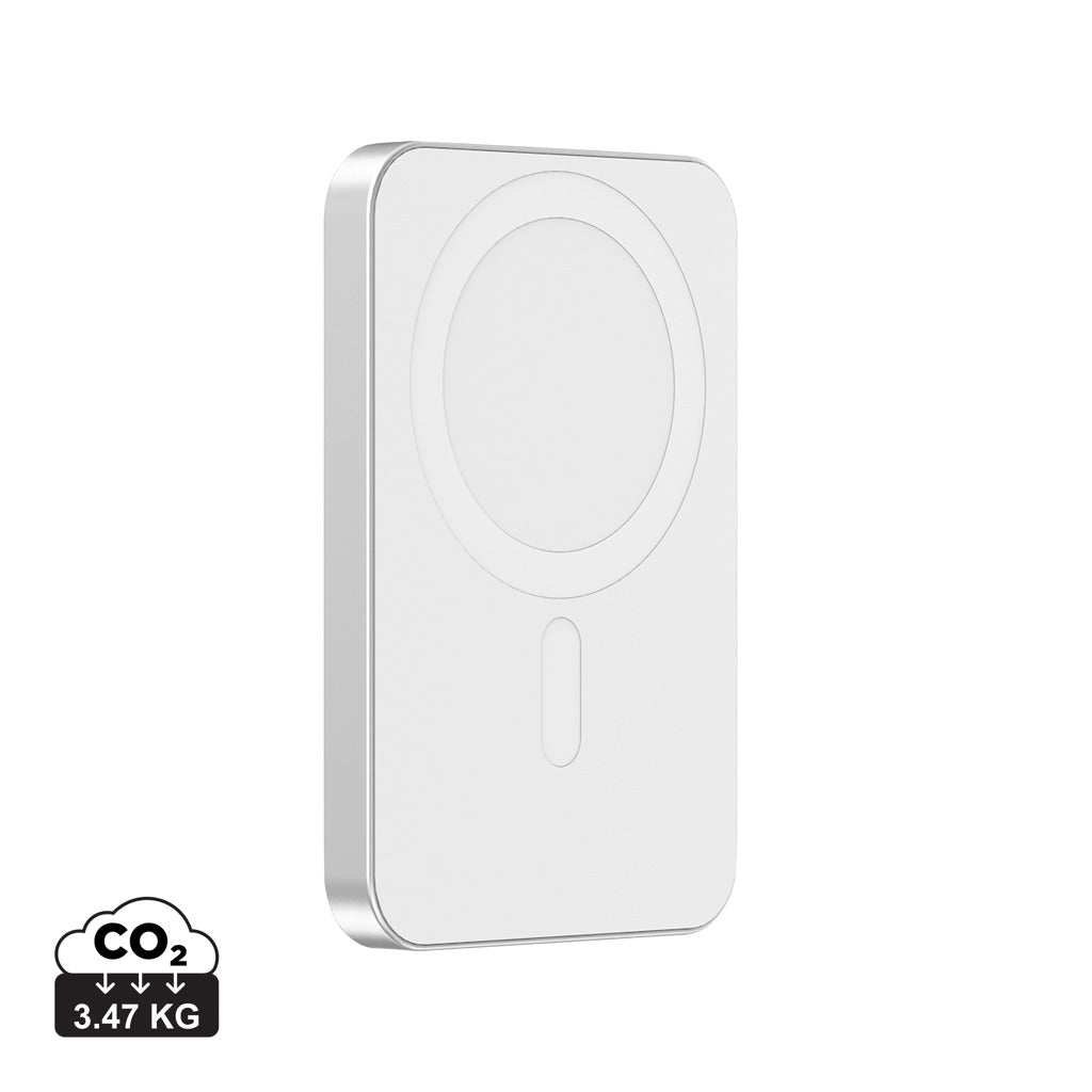 Malibu RCS plastic/alu 5000 mah powerbank, silver - Urban Vitamin